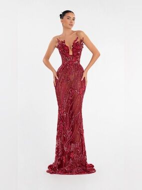 albina dyla dresses - Blush Gown defining fit ALBINA DYLA DRESS SERAPHSOL GREEN